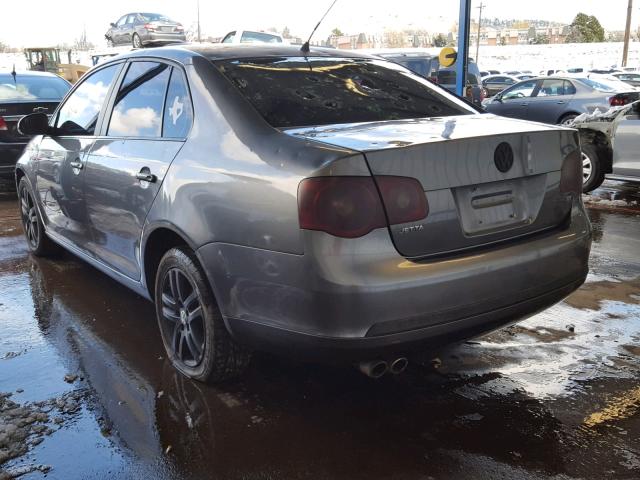 3VWEF71K47M064852 - 2007 VOLKSWAGEN JETTA WOLF GRAY photo 3