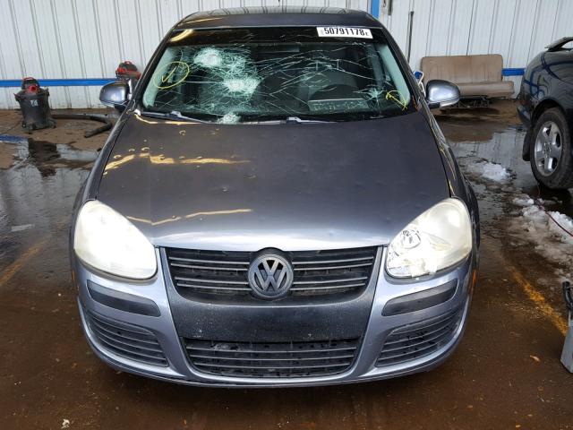 3VWEF71K47M064852 - 2007 VOLKSWAGEN JETTA WOLF GRAY photo 9