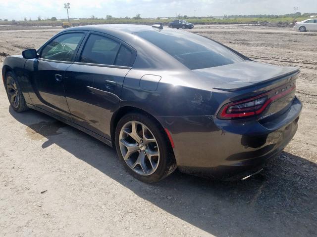 2C3CDXHG3HH520751 - 2017 DODGE CHARGER SX GRAY photo 3