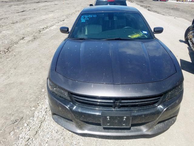 2C3CDXHG3HH520751 - 2017 DODGE CHARGER SX GRAY photo 9