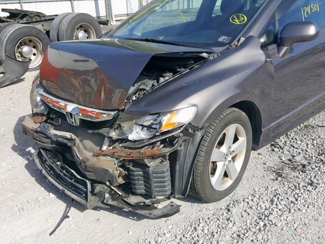 19XFA1F69AE014609 - 2010 HONDA CIVIC LX-S Grafit foto 9