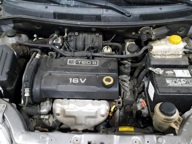 KL1TD666X6B678095 - 2006 CHEVROLET AVEO BASE ნაცრისფერი ფოტო 7