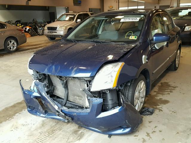 3N1AB6AP2CL780638 - 2012 NISSAN SENTRA 2.0 BLUE photo 2