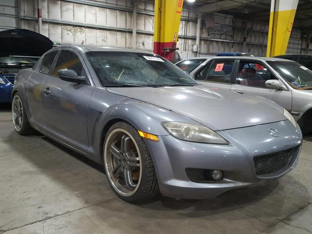 JM1FE173740101687 - 2004 MAZDA RX8 GRAY photo 1