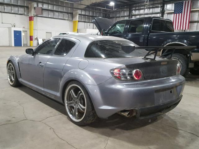 JM1FE173740101687 - 2004 MAZDA RX8 GRAY photo 3