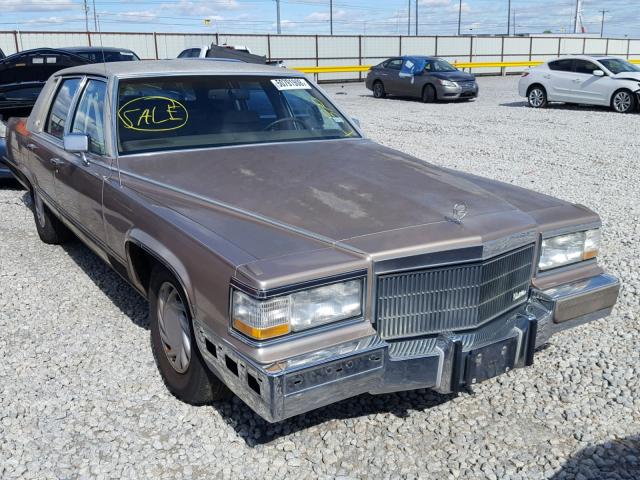 1G6DW5470LR711589 - 1990 CADILLAC BROUGHAM TAN photo 1