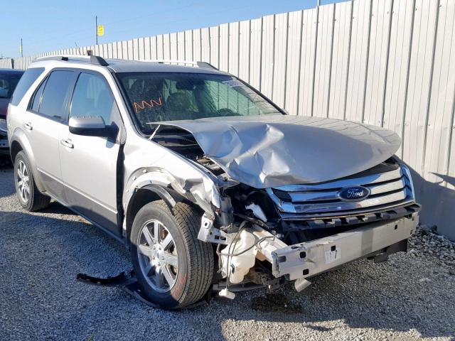 1FMDK02W68GA21396 - 2008 FORD TAURUS X S SILVER photo 1