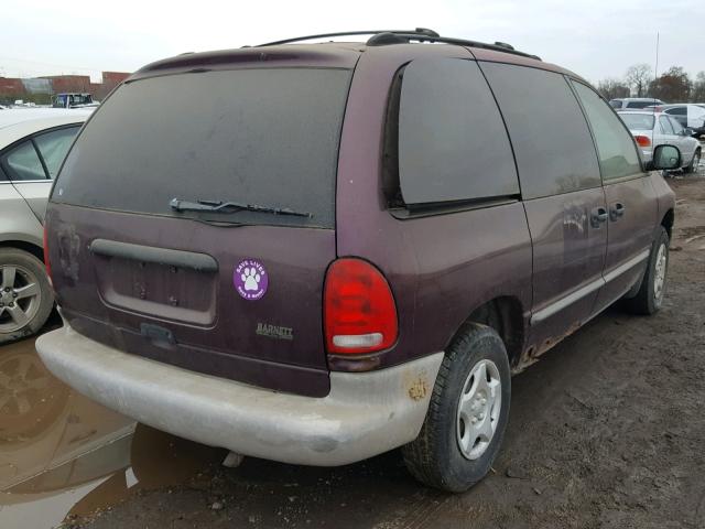 2B4FP2535WR686486 - 1998 DODGE CARAVAN PURPLE photo 4