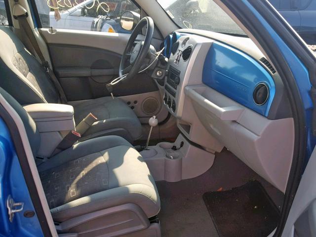 3A8FY48B58T161869 - 2008 CHRYSLER PT CRUISER BLUE photo 5