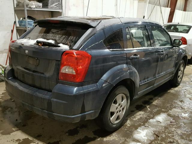 1B3HB28B47D269721 - 2007 DODGE CALIBER BLUE photo 4