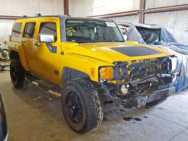 5GTDN13E078184019 - 2007 HUMMER H3 YELLOW photo 1