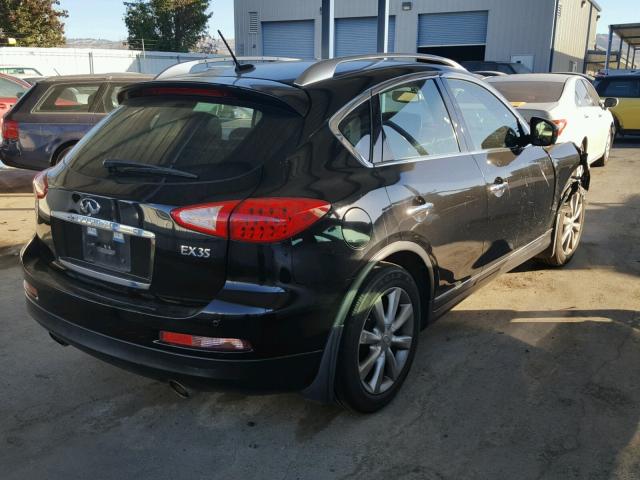 JN1AJ0HP1CM400782 - 2012 INFINITI EX35 BASE BLACK photo 4