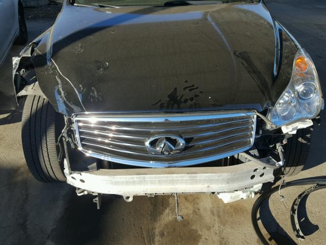 JN1AJ0HP1CM400782 - 2012 INFINITI EX35 BASE BLACK photo 9