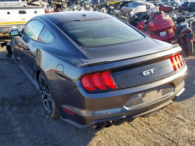 1FA6P8CF8J5156740 - 2018 FORD MUSTANG GT CHARCOAL photo 3