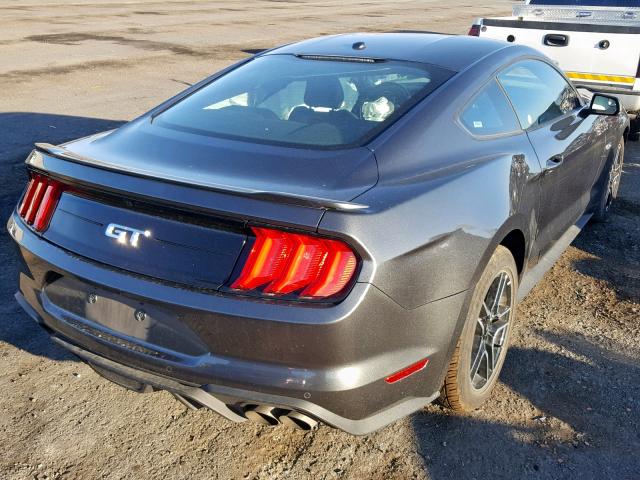 1FA6P8CF8J5156740 - 2018 FORD MUSTANG GT CHARCOAL photo 4