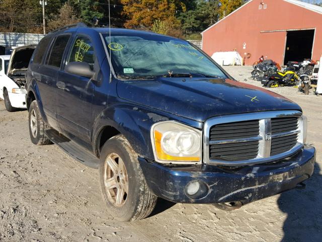 1D4HB48NX4F160154 - 2004 DODGE DURANGO SL BLUE photo 1