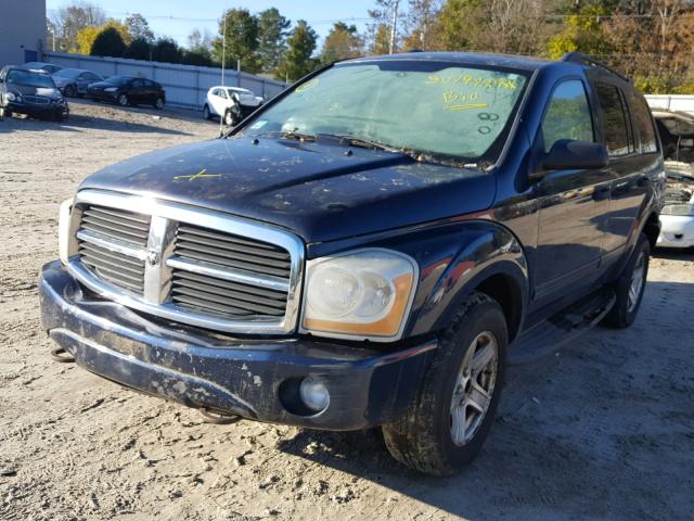 1D4HB48NX4F160154 - 2004 DODGE DURANGO SL BLUE photo 2