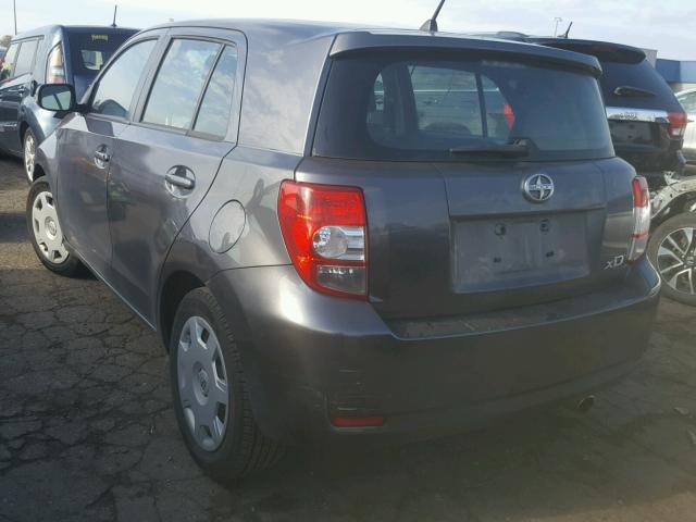 JTKKU10498J004455 - 2008 TOYOTA SCION XD GRAY photo 3