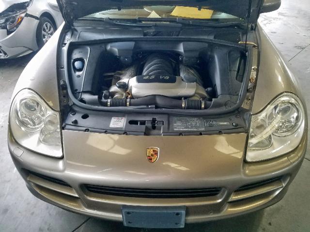 WP1AB29P24LA69172 - 2004 PORSCHE CAYENNE S GOLD photo 7