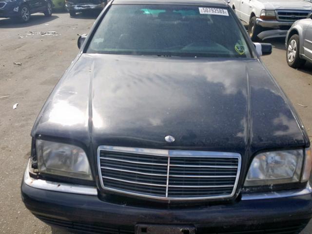 WDBGA32E7SA279559 - 1995 MERCEDES-BENZ S 320W BLACK photo 7