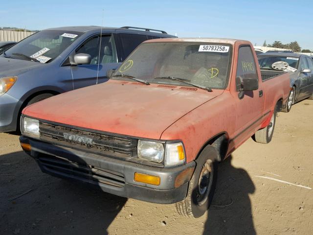 JT4RN81A2M5114914 - 1991 TOYOTA PICKUP 1/2 RED photo 2