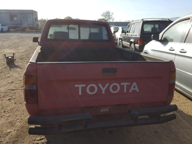 JT4RN81A2M5114914 - 1991 TOYOTA PICKUP 1/2 RED photo 6