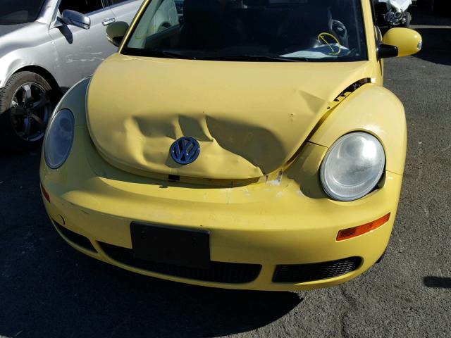 3VWPG31C38M500101 - 2008 VOLKSWAGEN NEW BEETLE Sarı foto 9