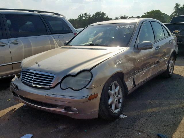 WDBRF61J13F434296 - 2003 MERCEDES-BENZ C 240 GOLD photo 2