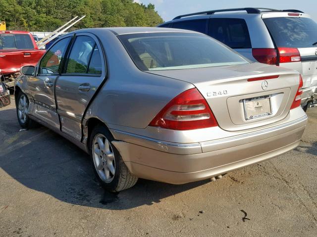 WDBRF61J13F434296 - 2003 MERCEDES-BENZ C 240 GOLD photo 3