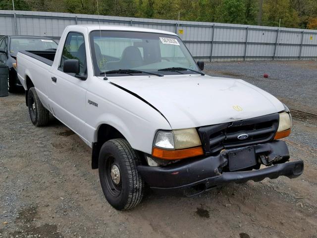 1FTYR10CXWUB56007 - 1998 FORD RANGER WHITE photo 1