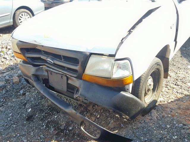 1FTYR10CXWUB56007 - 1998 FORD RANGER WHITE photo 10