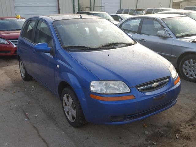 KL1TD66698B089333 - 2008 CHEVROLET AVEO BASE Mavi foto 1