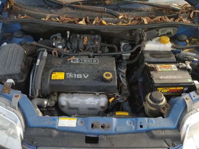 KL1TD66698B089333 - 2008 CHEVROLET AVEO BASE Mavi foto 7
