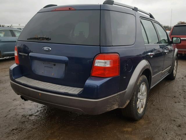 1FMZK01146GA48203 - 2006 FORD FREESTYLE BLUE photo 4