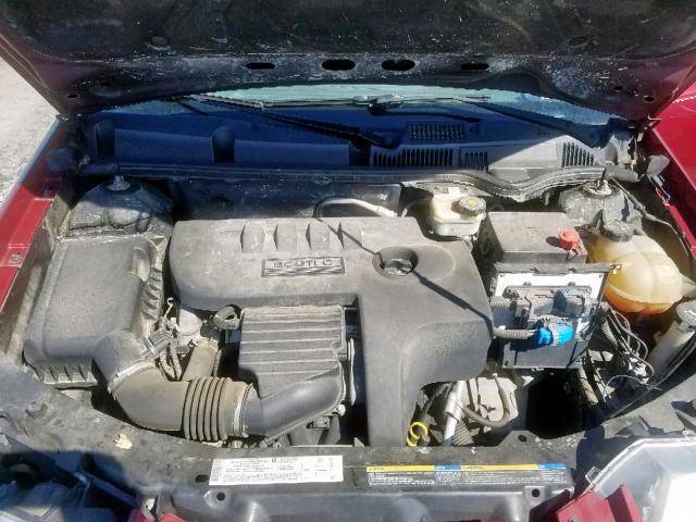 1G8AG52F45Z154366 - 2005 SATURN ION LEVEL RED photo 7