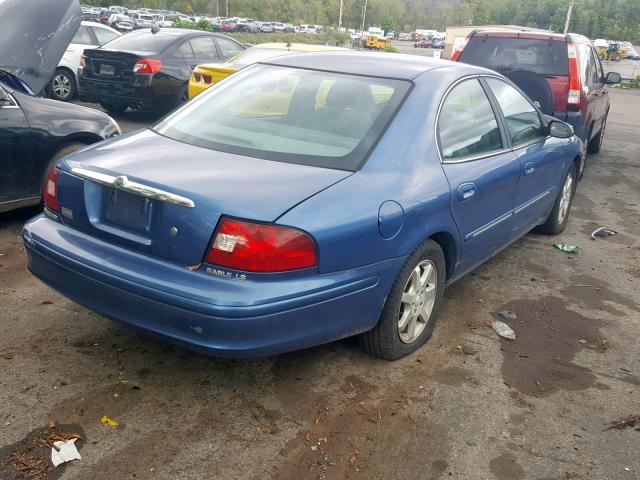 1MEFM55S62A638707 - 2002 MERCURY SABLE LS P BLUE photo 4