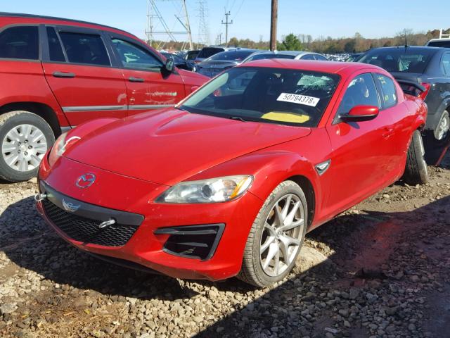 JM1FE1RP6B0405252 - 2011 MAZDA RX8 RED photo 2