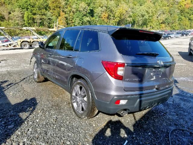 5FNYF7H57KB001063 - 2019 HONDA PASSPORT E 灰色 照片 3