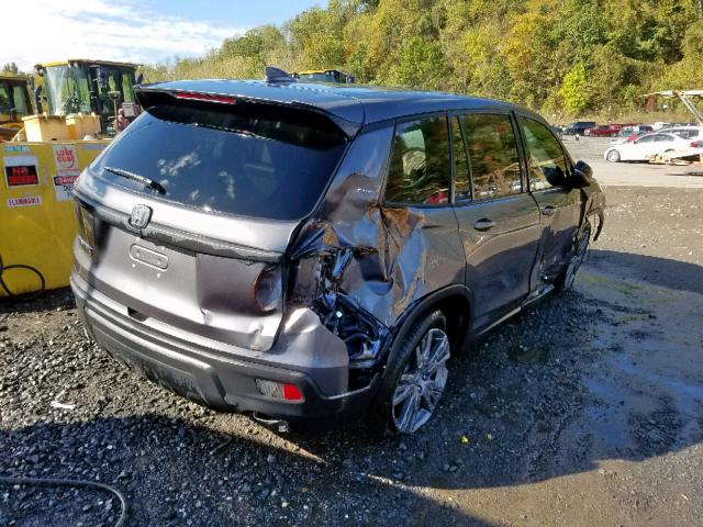 5FNYF7H57KB001063 - 2019 HONDA PASSPORT E 灰色 照片 4