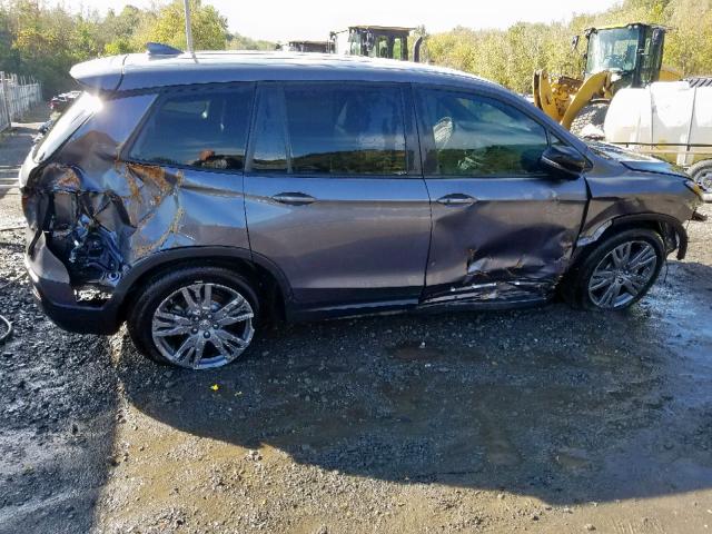 5FNYF7H57KB001063 - 2019 HONDA PASSPORT E 灰色 照片 9