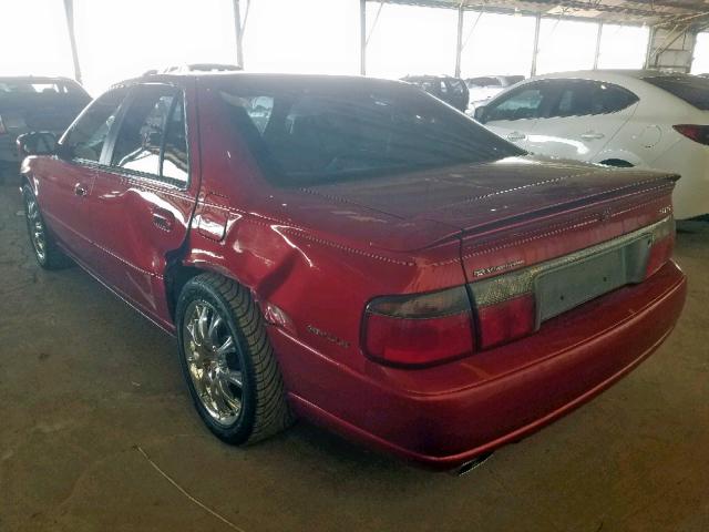 1G6KY5498WU926772 - 1998 CADILLAC SEVILLE ST RED photo 3