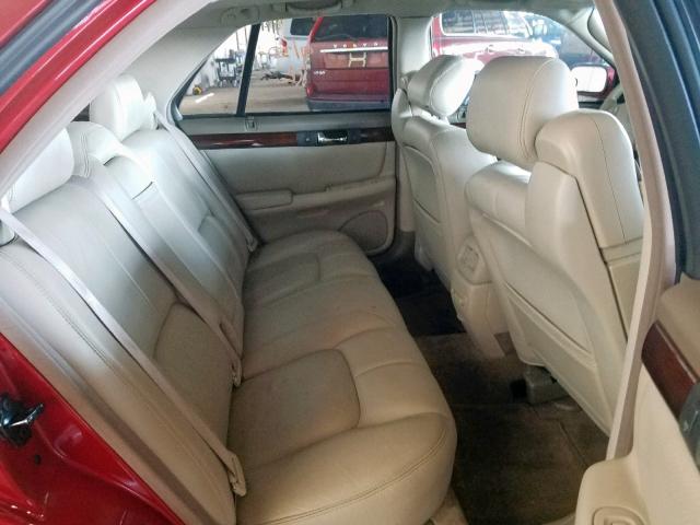 1G6KY5498WU926772 - 1998 CADILLAC SEVILLE ST RED photo 6