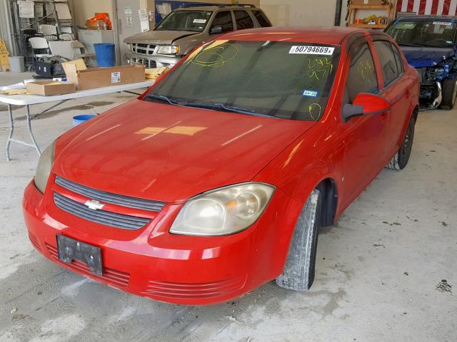 1G1AL58F587242957 - 2008 CHEVROLET COBALT LT RED photo 2