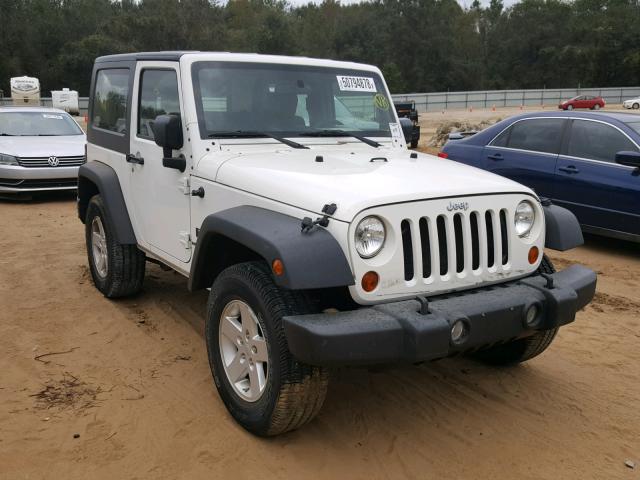 1J4FA24199L735815 - 2009 JEEP WRANGLER X WHITE photo 1