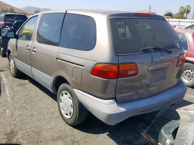 4T3ZF13C1WU014169 - 1998 TOYOTA SIENNA LE BROWN photo 3