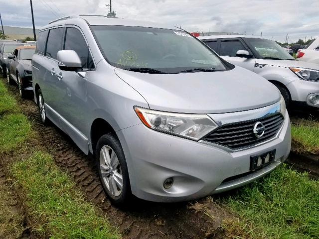 JN8AE2KP7B9004125 - 2011 NISSAN QUEST S SILVER photo 1