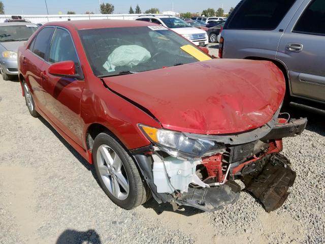 4T1BF1FKXCU551499 - 2012 TOYOTA CAMRY BASE RED photo 1