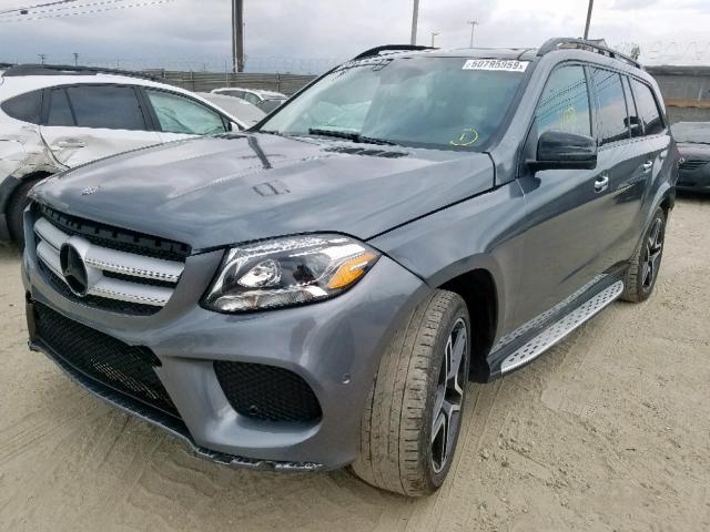 4JGDF7DE4JB005122 - 2018 MERCEDES-BENZ GLS 550 4M GRAY photo 2