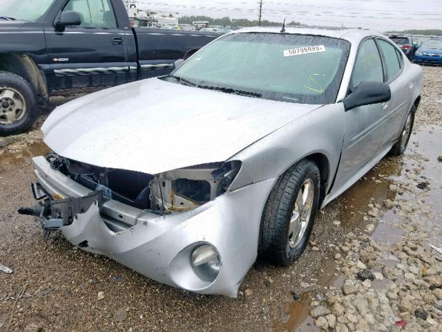 2G2WS522151145936 - 2005 PONTIAC GRAND PRIX SILVER photo 2