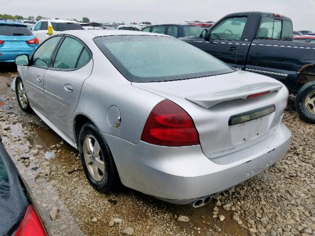 2G2WS522151145936 - 2005 PONTIAC GRAND PRIX SILVER photo 3